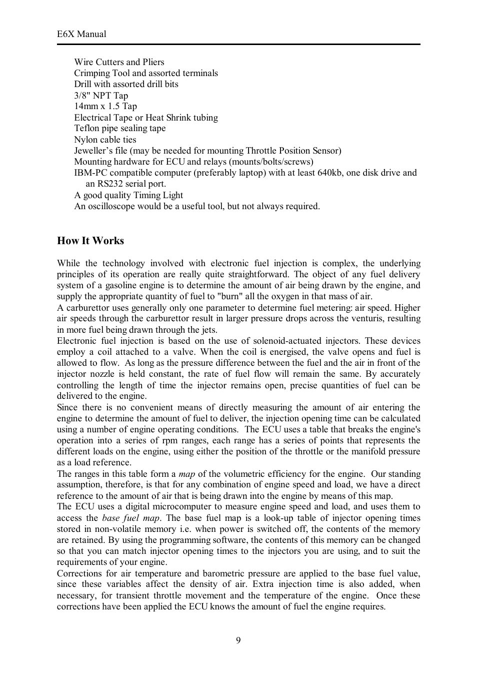 Haltech E6X Manual Win Version User Manual | Page 9 / 176