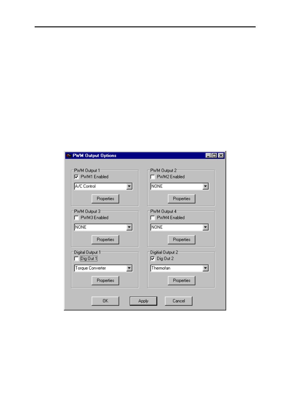 2 the pwm options page | Haltech E6GMX User Manual | Page 76 / 114