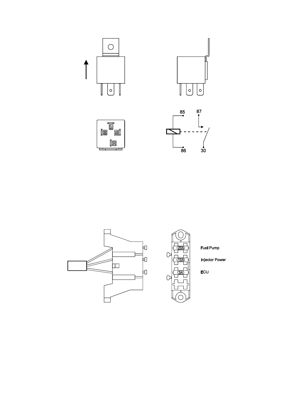 Fuse block assembly | Haltech E6M User Manual | Page 25 / 152