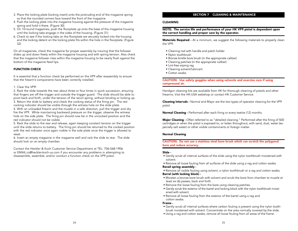 Heckler&Koch VP9 User Manual | Page 13 / 19