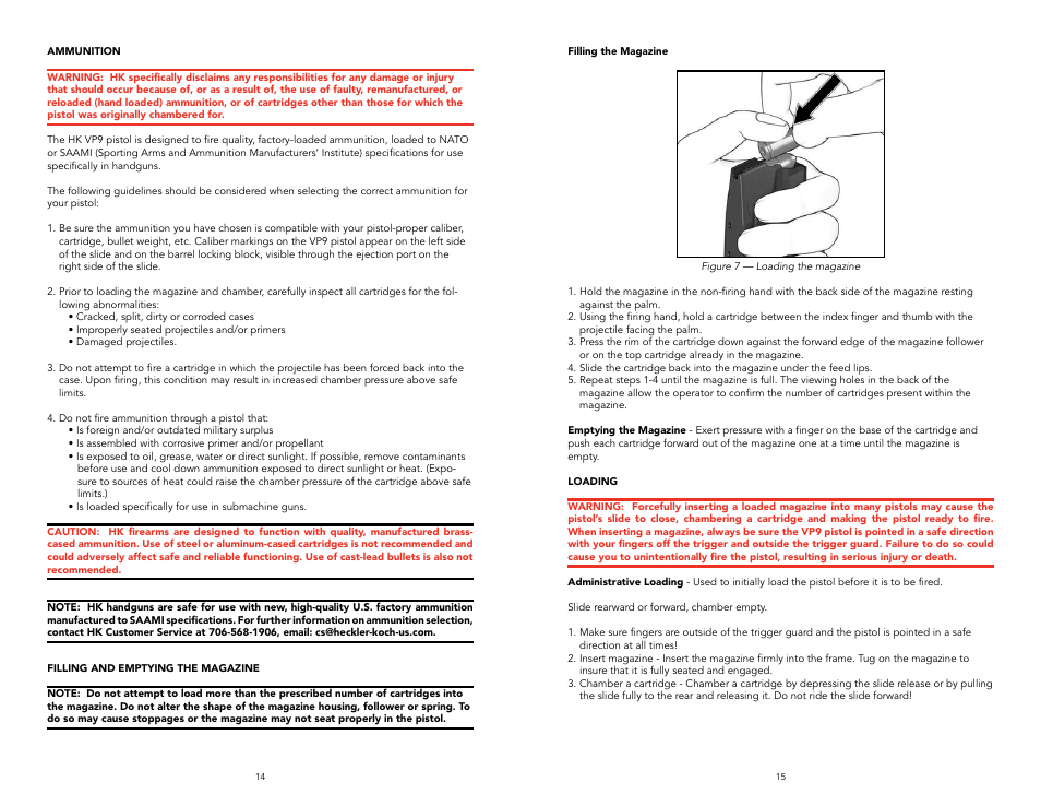 Heckler&Koch VP9 User Manual | Page 8 / 19