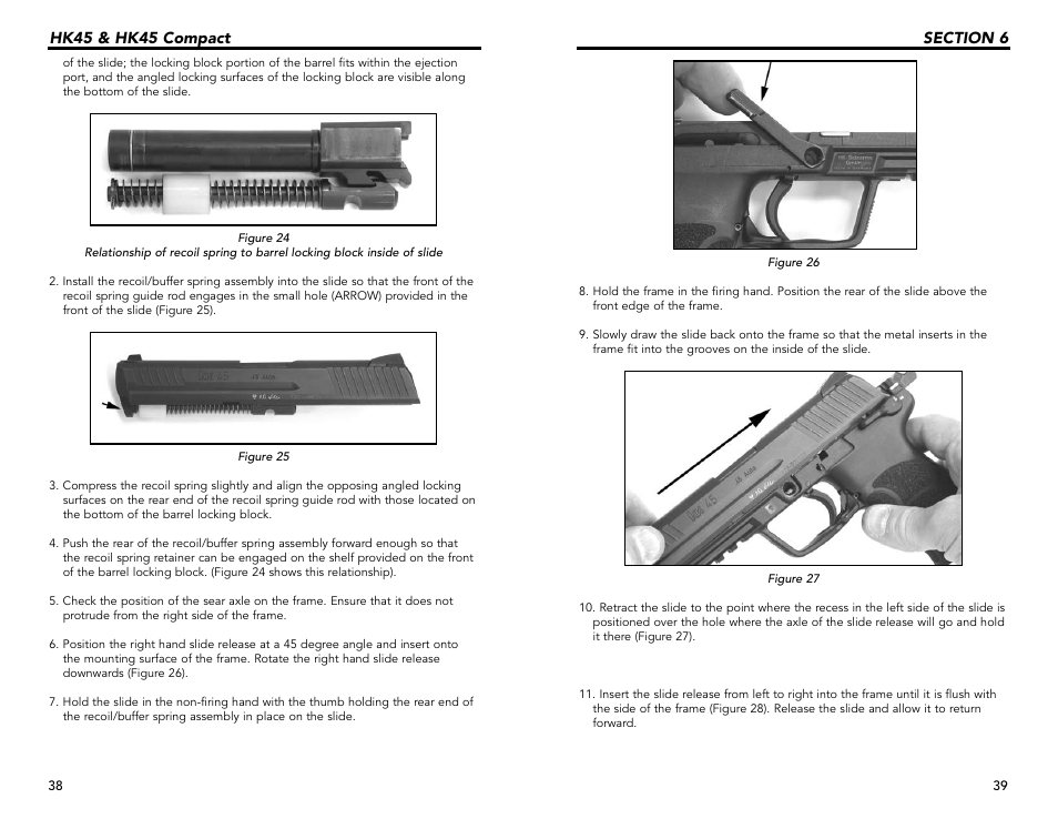 Hk45 & hk45 compact | Heckler&Koch HK45 COMPACT TACTICAL User Manual | Page 20 / 31