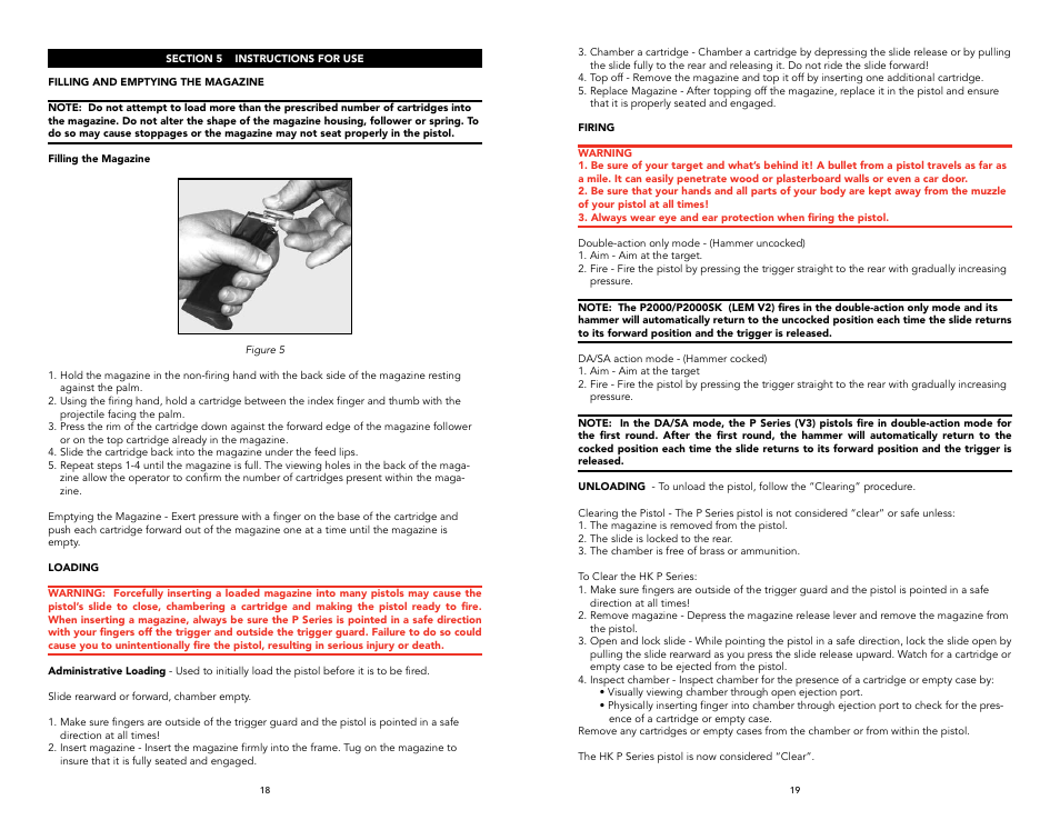 Heckler&Koch P2000 User Manual | Page 10 / 23