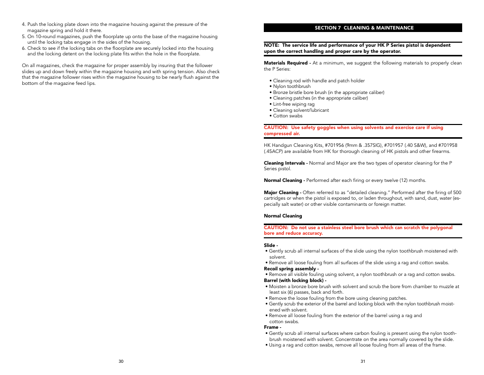 Heckler&Koch P2000 User Manual | Page 16 / 23