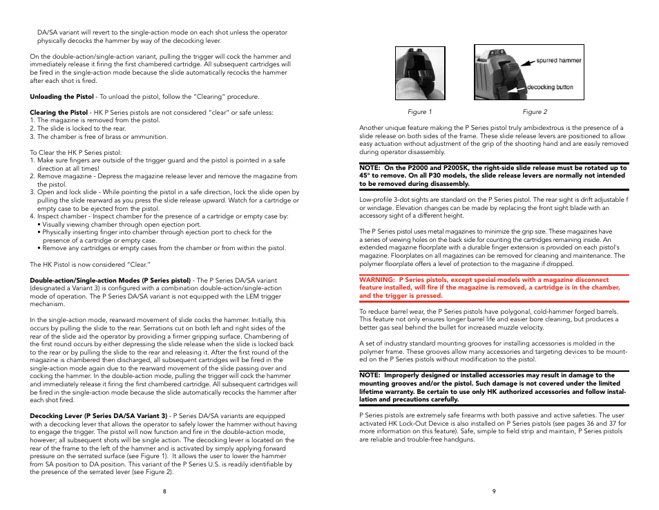 Heckler&Koch P2000 User Manual | Page 5 / 23