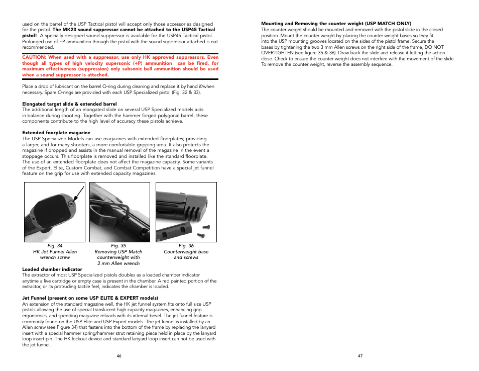 Heckler&Koch USP TACTICAL User Manual | Page 24 / 27