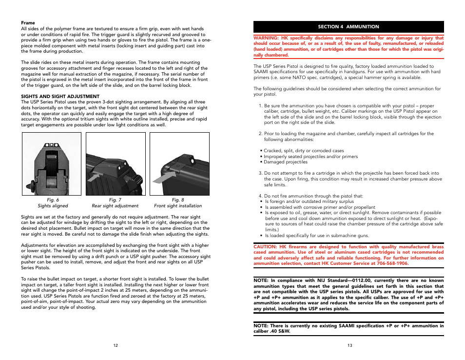 Heckler&Koch USP TACTICAL User Manual | Page 7 / 27