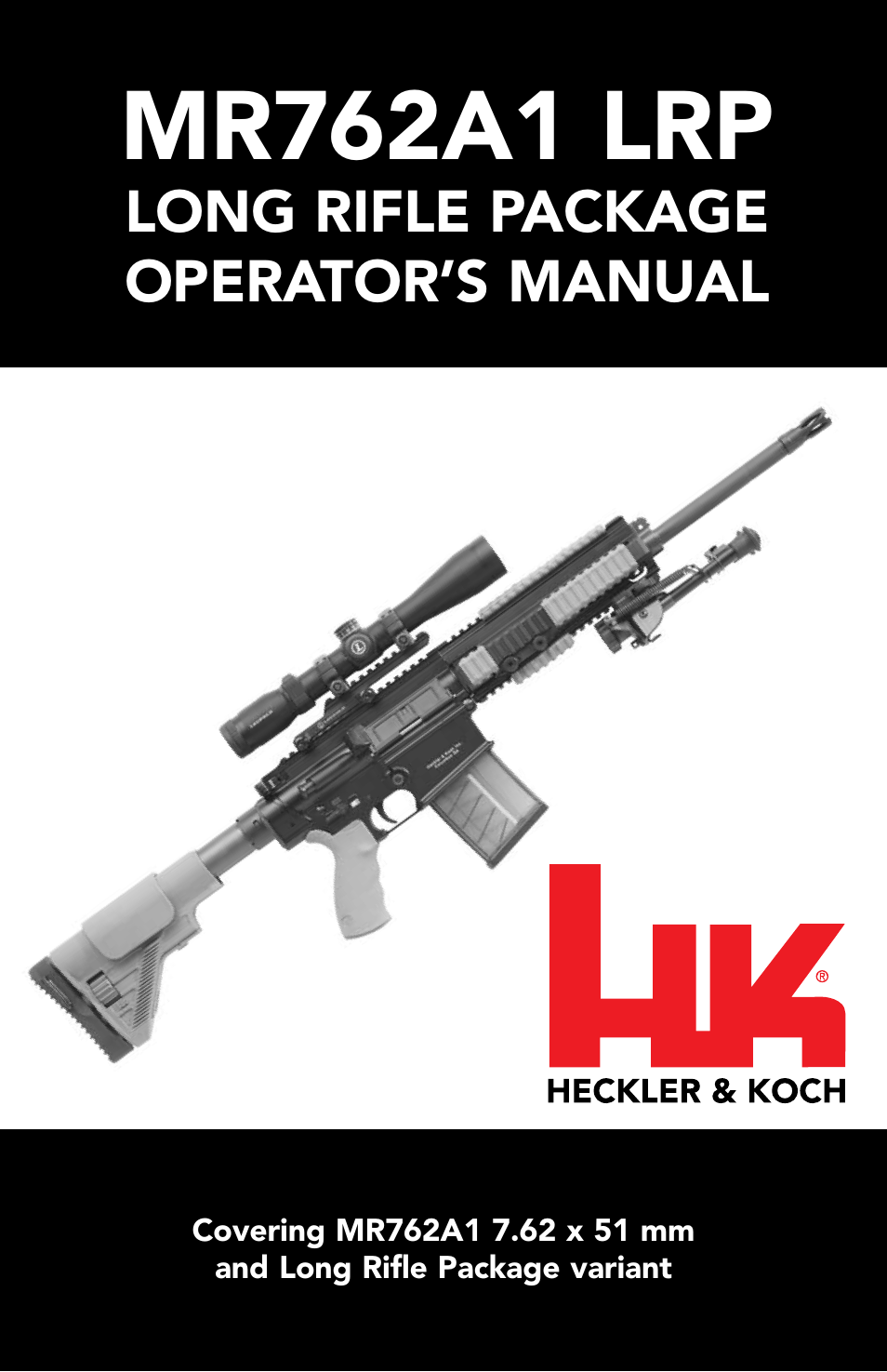 Heckler&Koch MR762A1-LRP User Manual | 31 pages