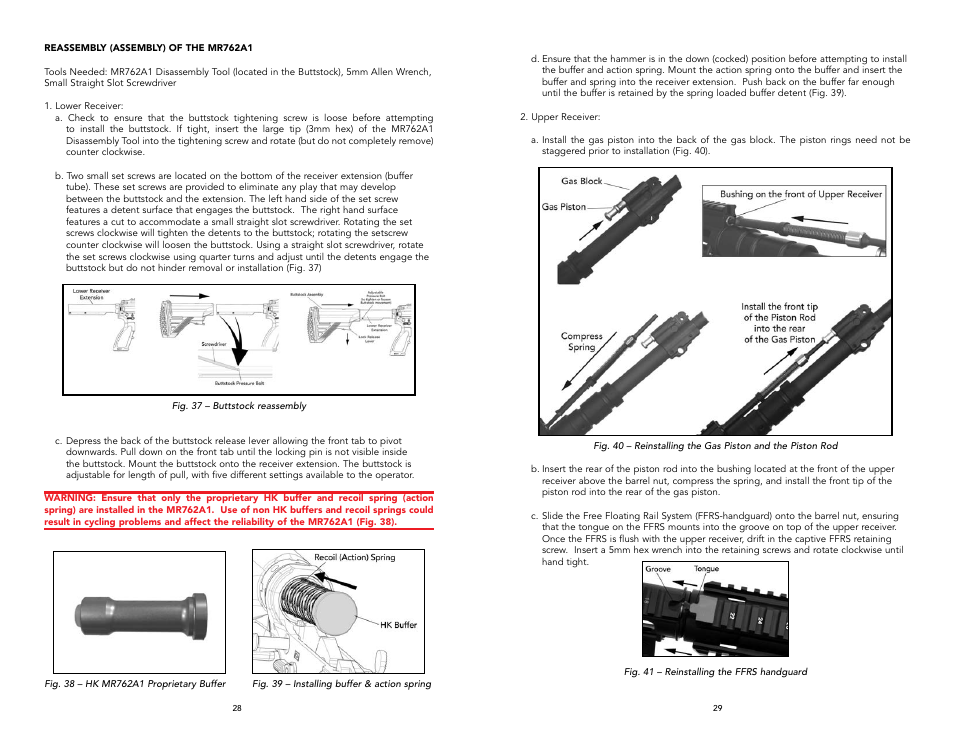 Heckler&Koch MR762A1-LRP User Manual | Page 15 / 31