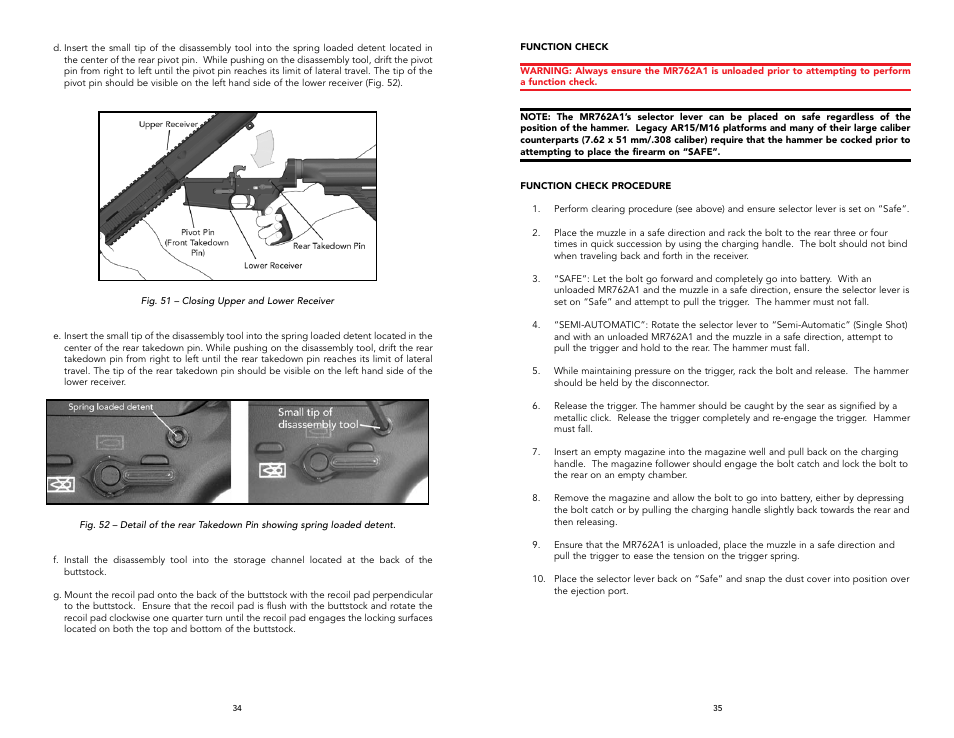 Heckler&Koch MR762A1-LRP User Manual | Page 18 / 31