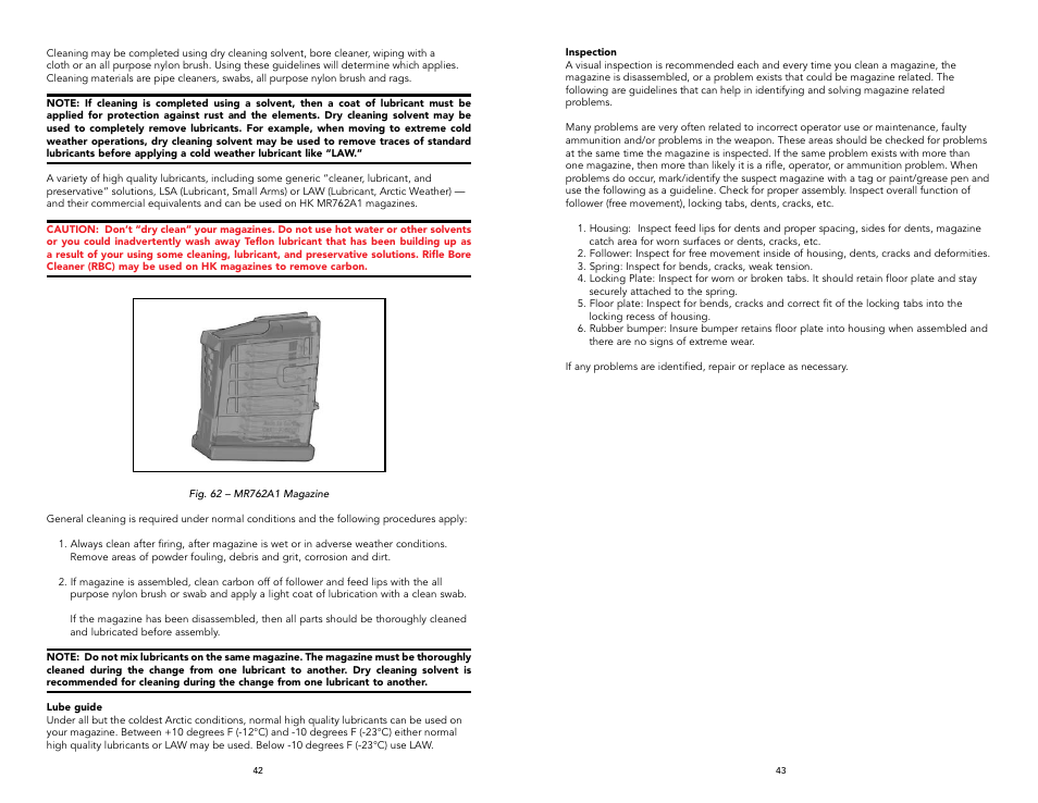 Heckler&Koch MR762A1-LRP User Manual | Page 22 / 31