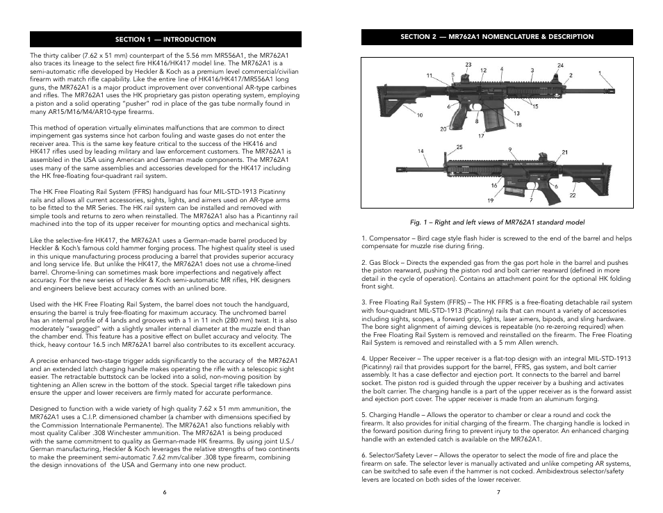 Heckler&Koch MR762A1-LRP User Manual | Page 4 / 31