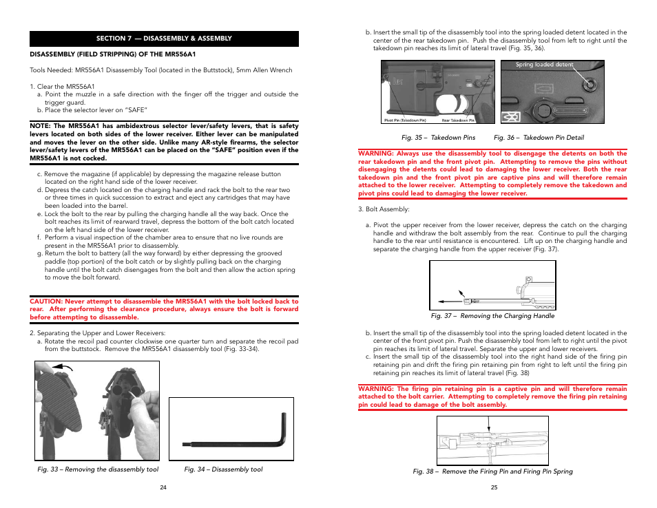 Heckler&Koch MR556A1 User Manual | Page 13 / 31