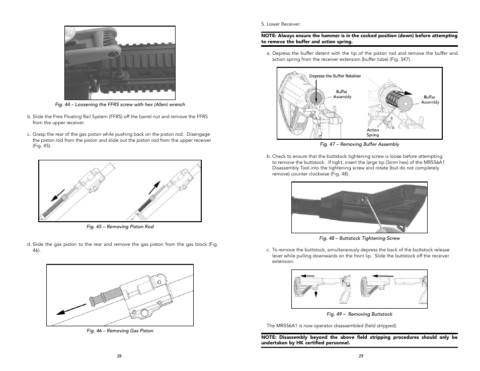 Heckler&Koch MR556A1 User Manual | Page 15 / 31