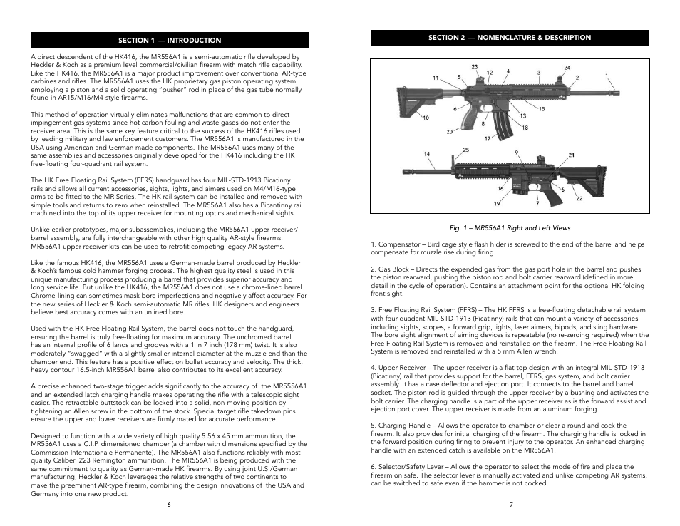 Heckler&Koch MR556A1 User Manual | Page 4 / 31