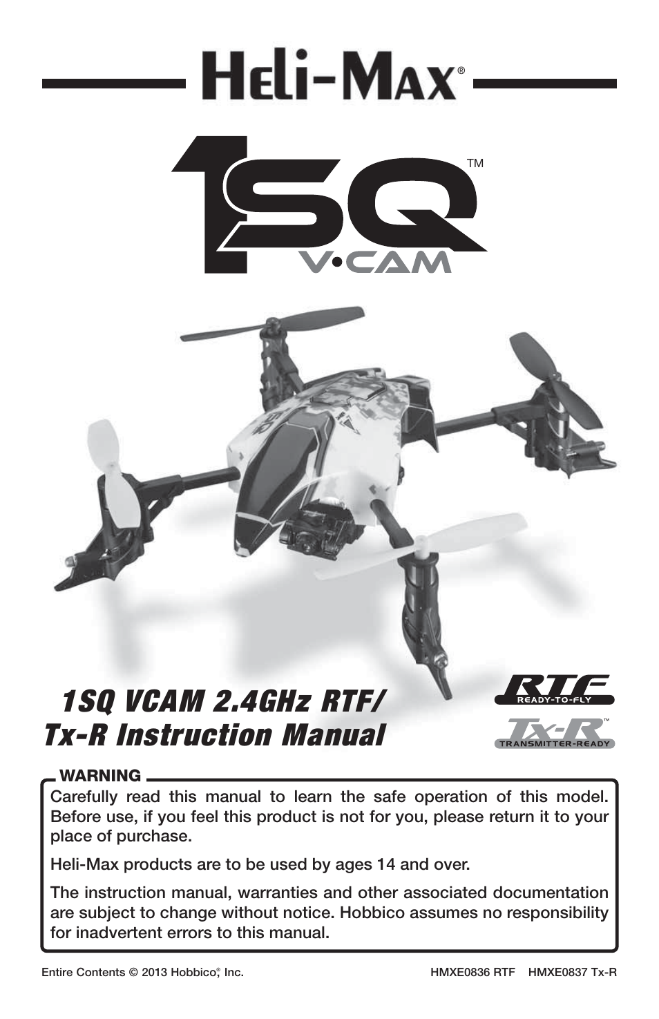 Heli-Max HMXE0837 User Manual | 20 pages