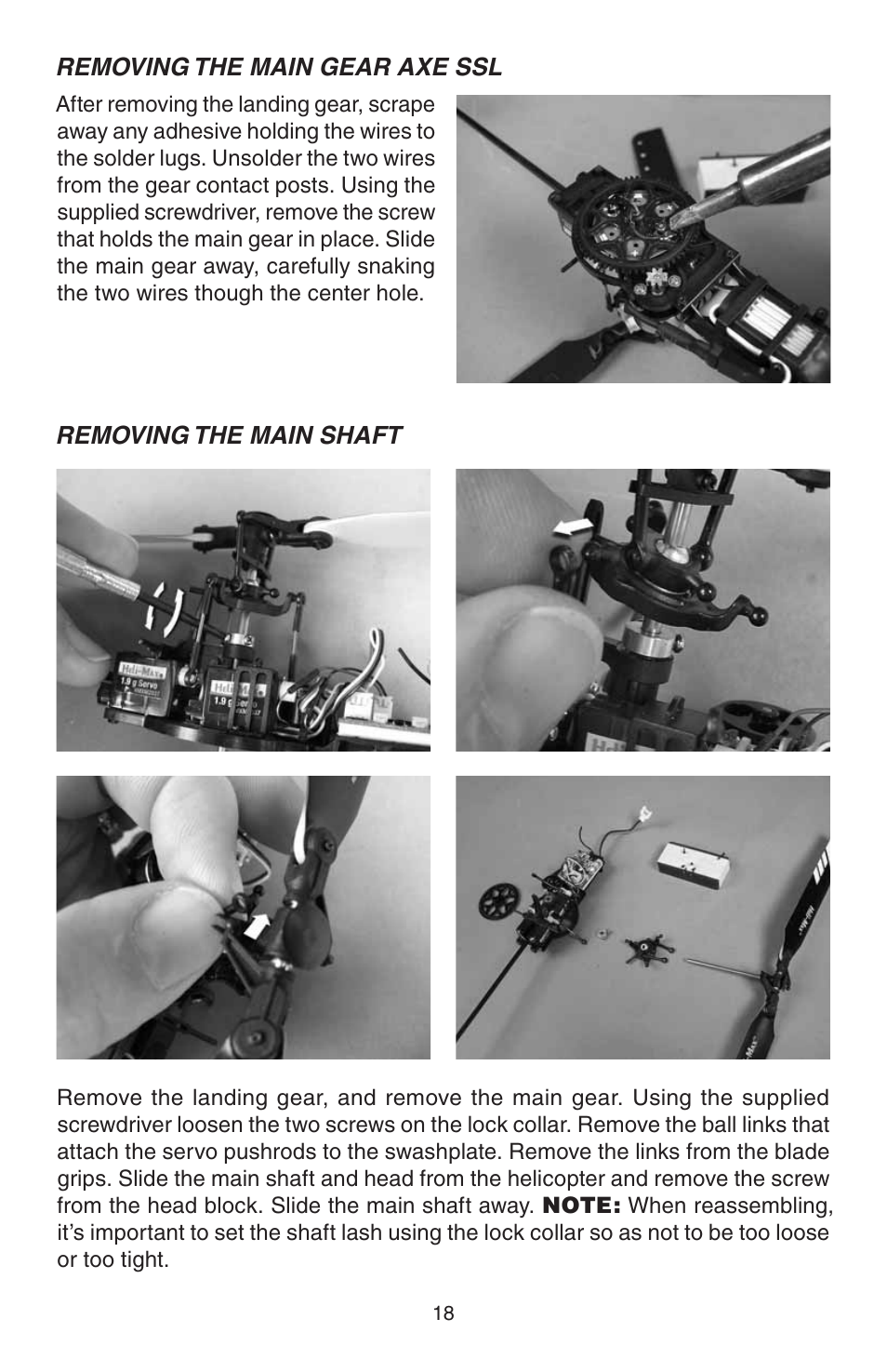Heli-Max HMXE0828 User Manual | Page 18 / 28