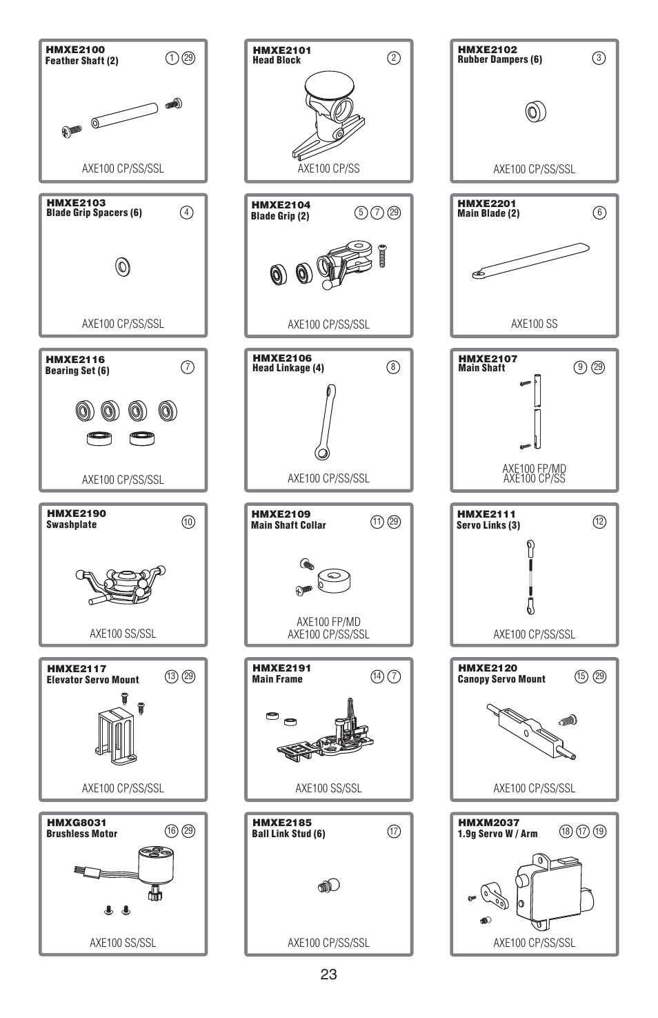 Heli-Max HMXE0828 User Manual | Page 23 / 28