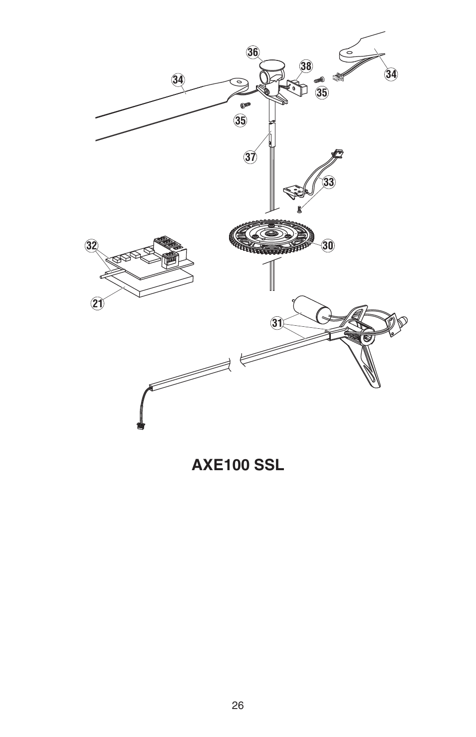 Axe100 ssl | Heli-Max HMXE0828 User Manual | Page 26 / 28