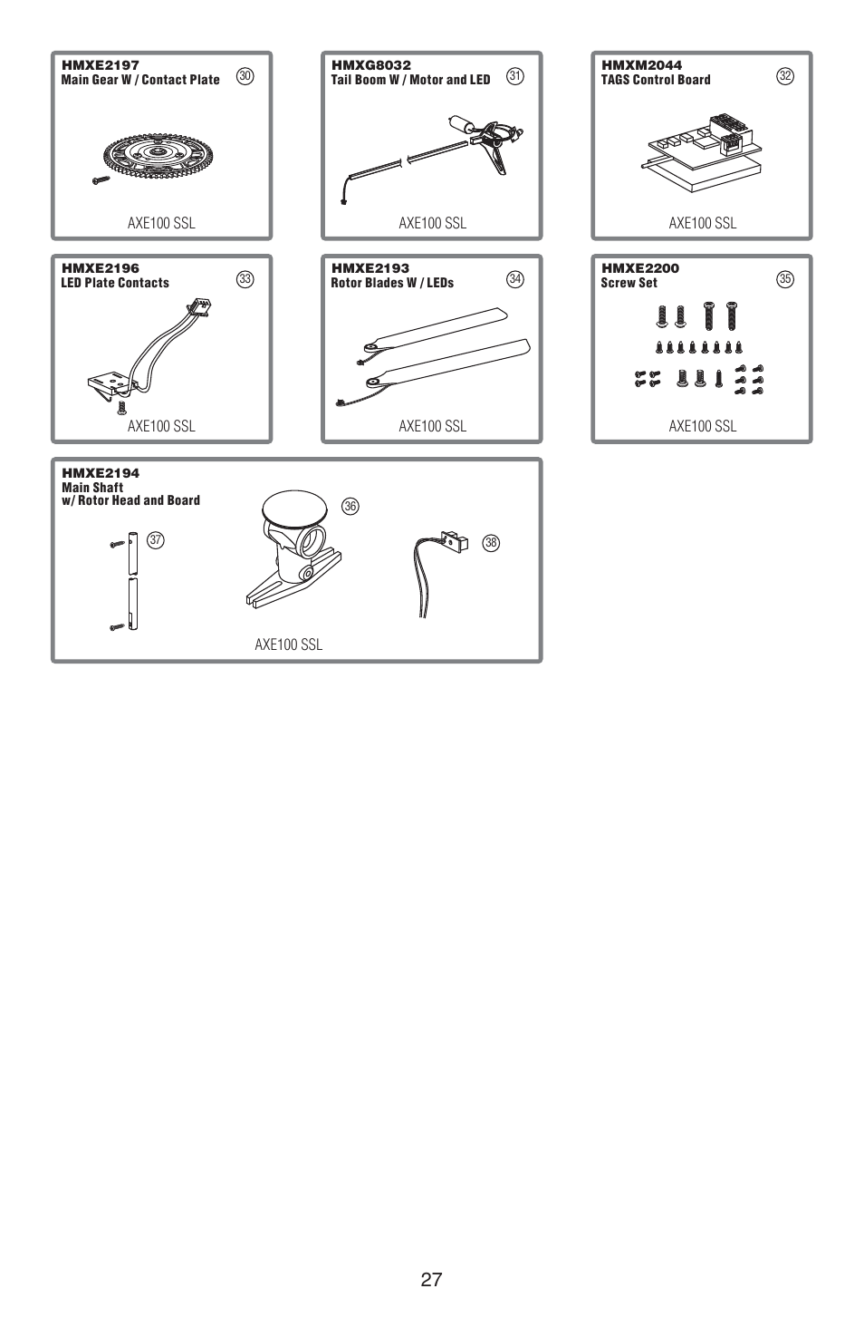 Heli-Max HMXE0828 User Manual | Page 27 / 28