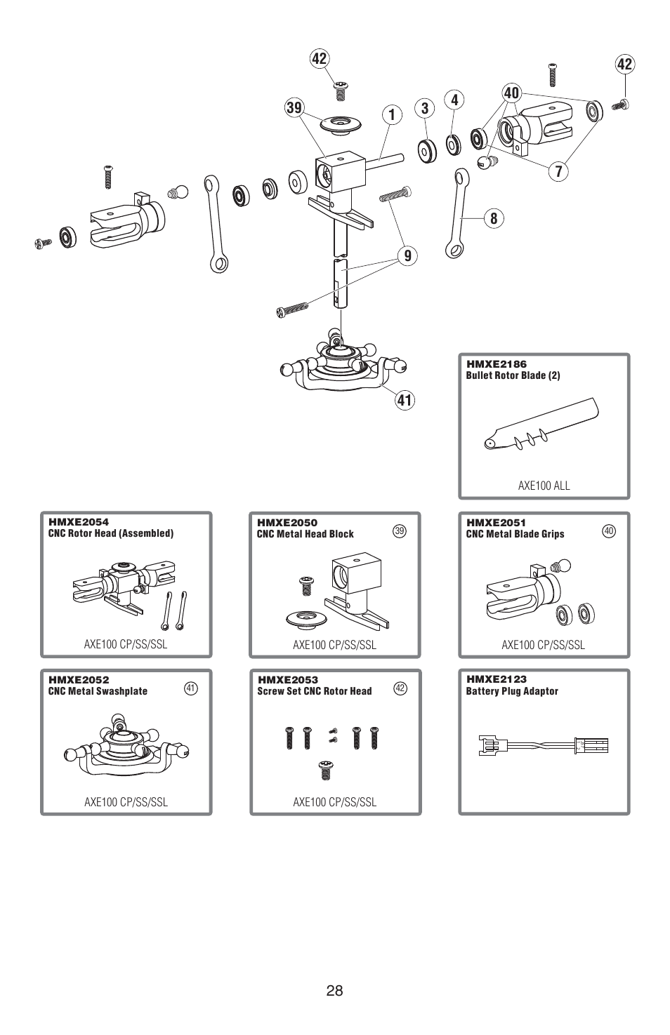 Heli-Max HMXE0828 User Manual | Page 28 / 28