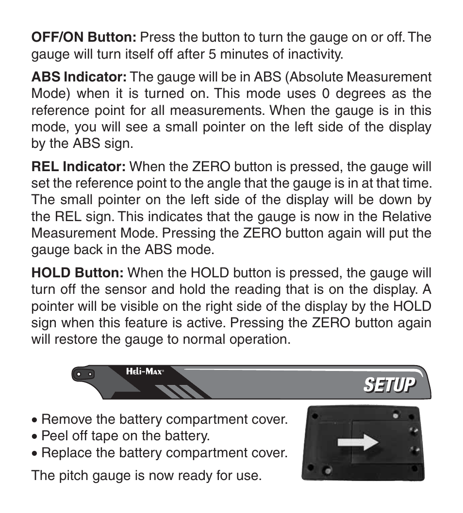 Setup | Heli-Max HMXR4854 User Manual | Page 3 / 8