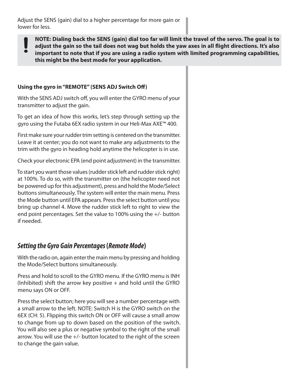 Heli-Max HMXM1015 User Manual | Page 10 / 15