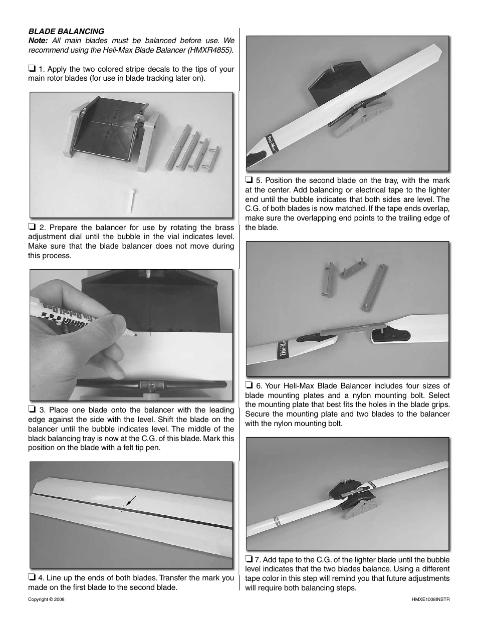 Heli-Max HMXE1008 User Manual | Page 2 / 2