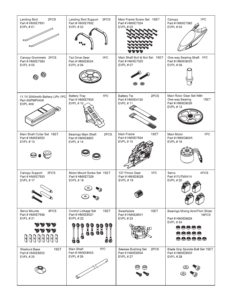 Heli-Max HMXE0800 User Manual | Page 17 / 20