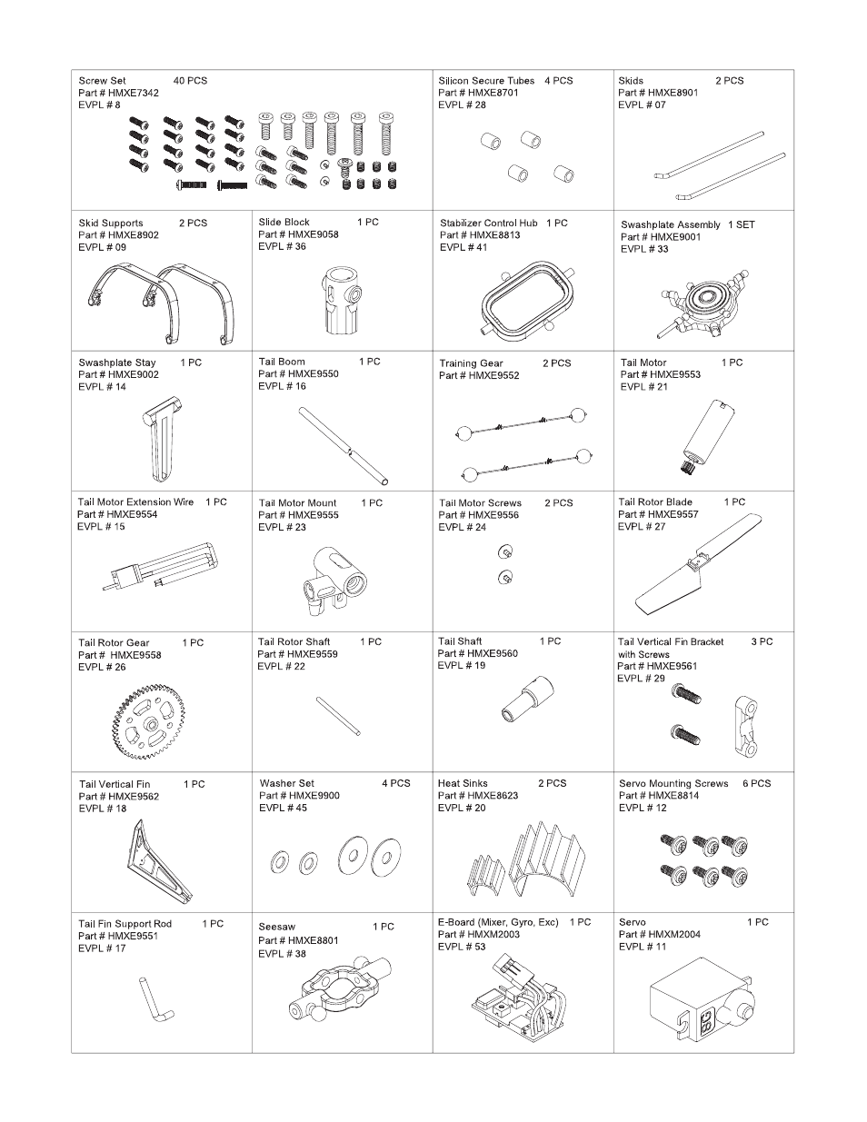 Heli-Max HMXE04 v1.1 User Manual | Page 19 / 20