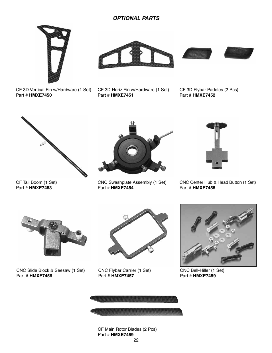 Heli-Max HMXE07 User Manual | Page 22 / 24