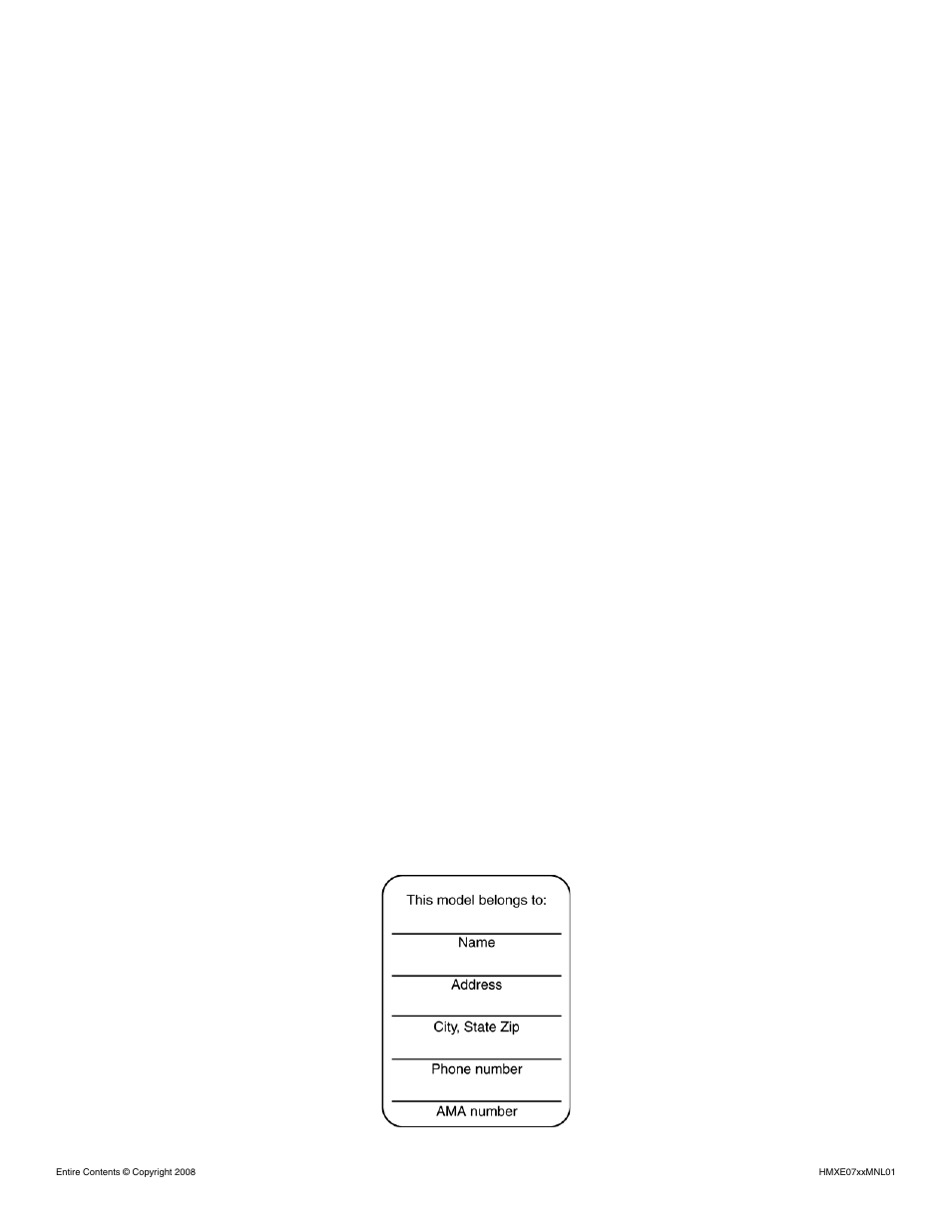 Heli-Max HMXE07 User Manual | Page 24 / 24