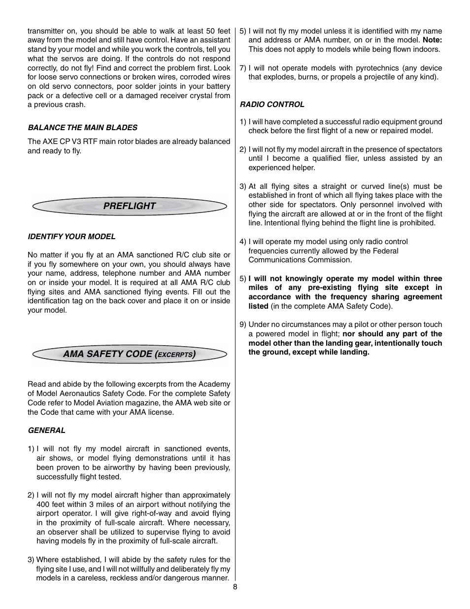 Heli-Max HMXE07 User Manual | Page 8 / 24