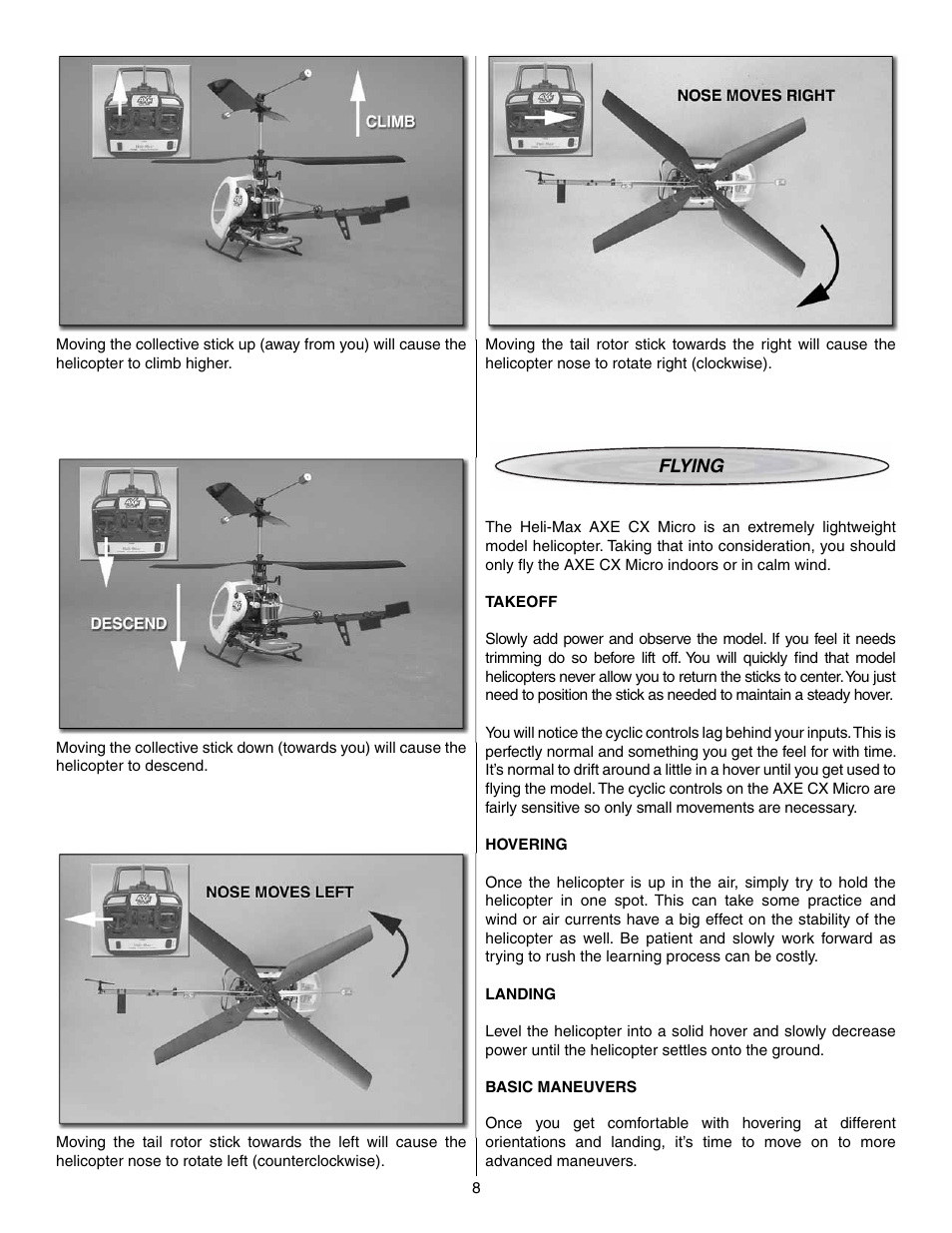 Heli-Max HMXE09 User Manual | Page 8 / 12
