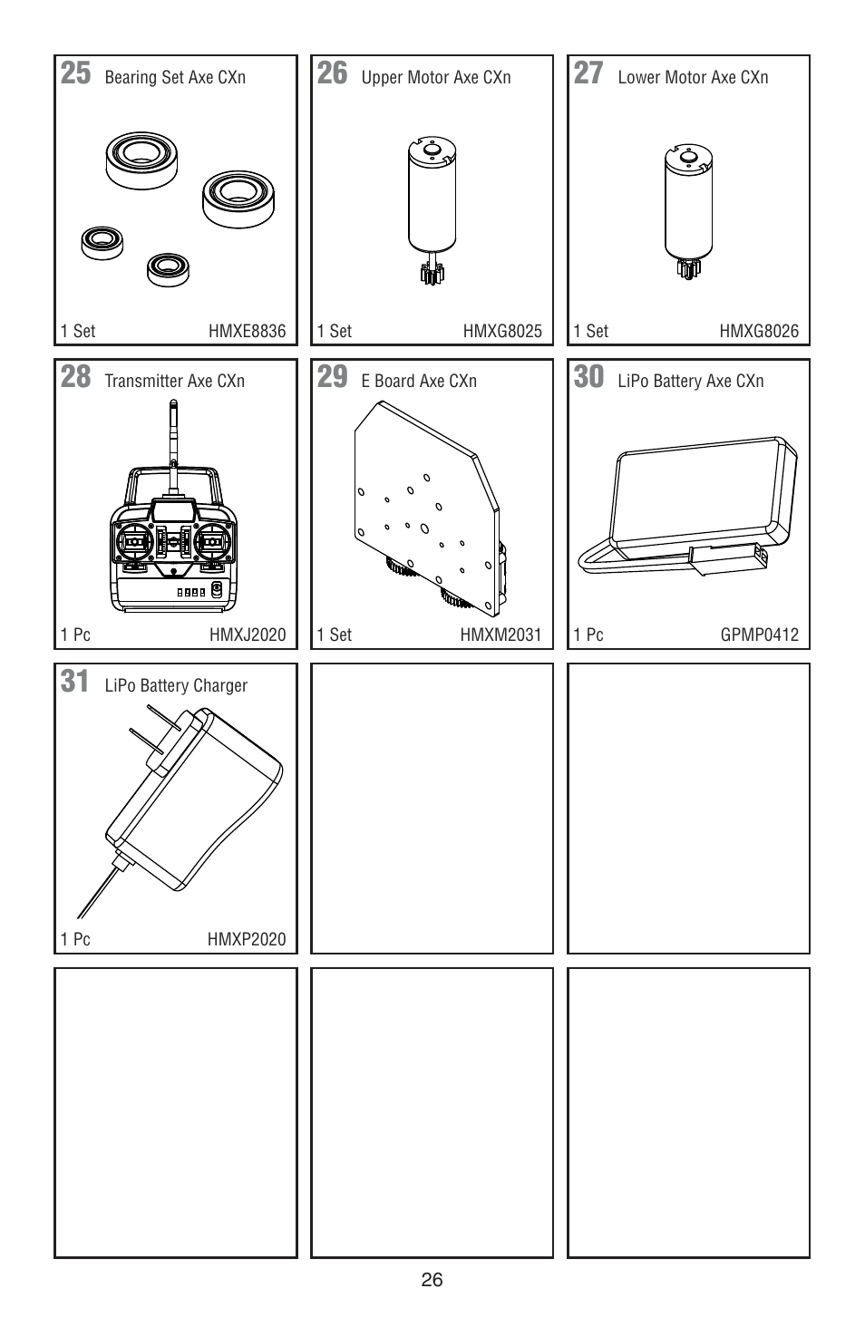 Heli-Max HMXE13 Manual User Manual | Page 26 / 28