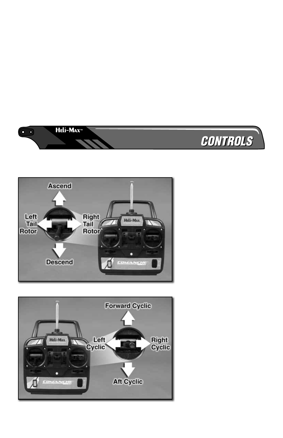 Controls | Heli-Max HMXE14 Manual User Manual | Page 10 / 20