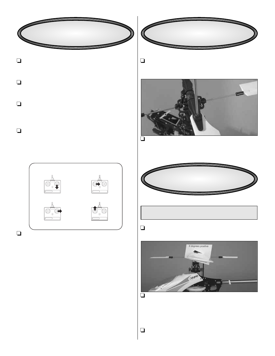 Check the control directions | Heli-Max HMXE0205 User Manual | Page 10 / 20