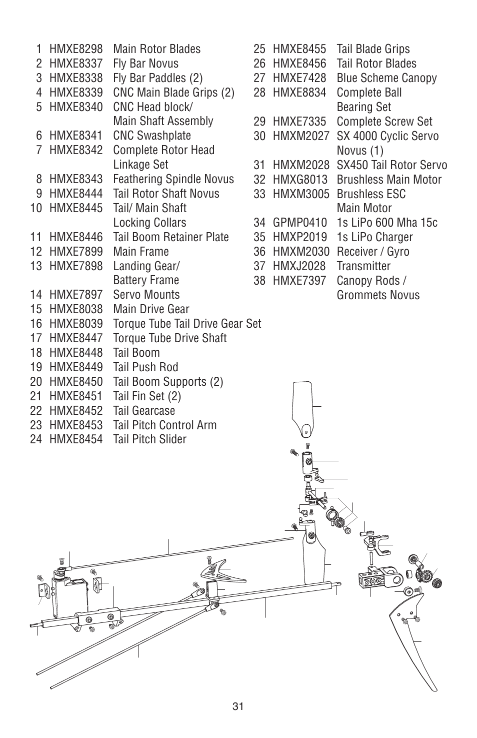 Heli-Max HMXE0807 User Manual | Page 31 / 32