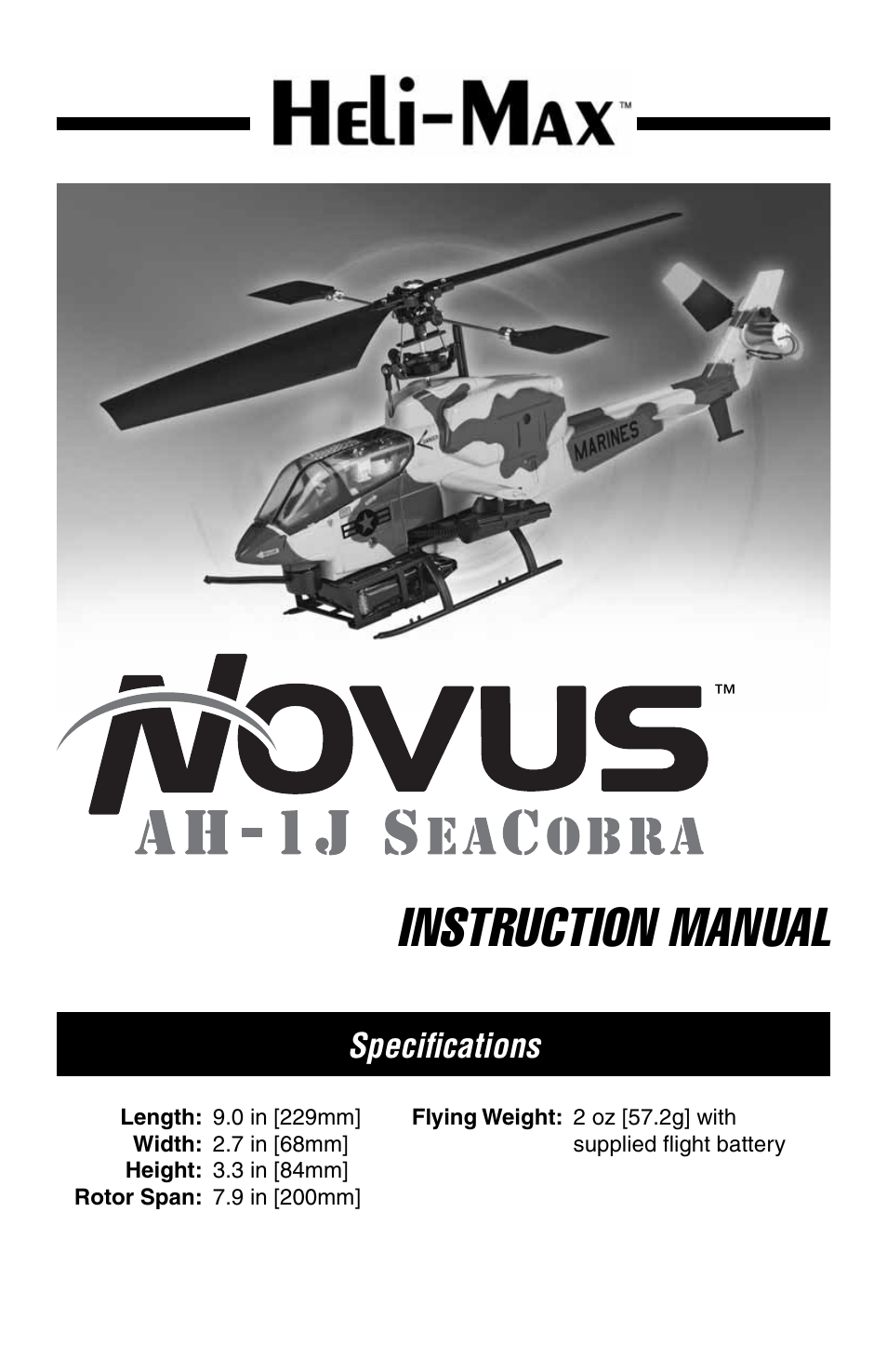 Heli-Max HMXE0805 Manual User Manual | 24 pages