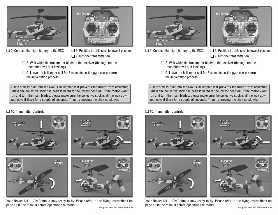 Heli-Max HMXE0805 Quick Start User Manual | Page 2 / 2