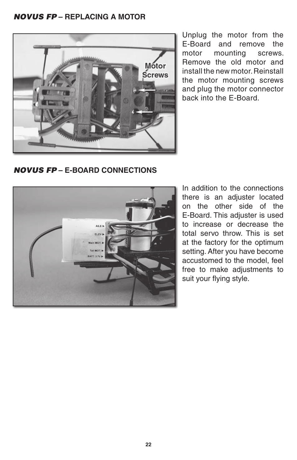 Heli-Max HMXE0802 User Manual | Page 22 / 36