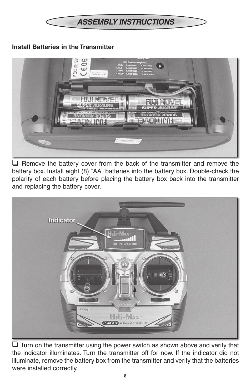 Heli-Max HMXE0802 User Manual | Page 8 / 36
