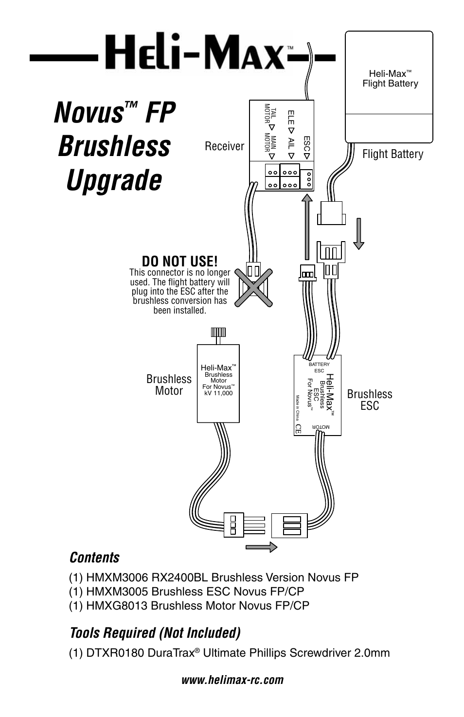 Heli-Max HMXG8016 User Manual | 4 pages