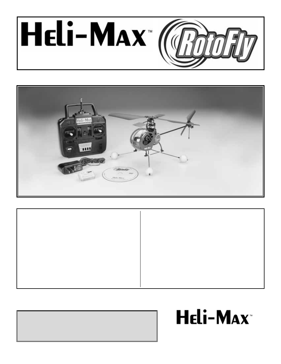 Heli-Max HMXE01 User Manual | 8 pages