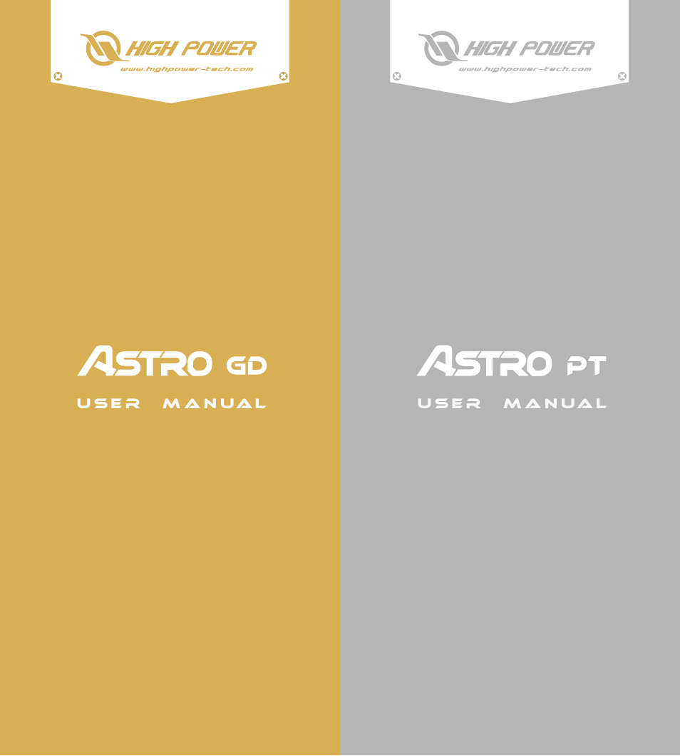 High Power Astro Series User Manual | 14 pages