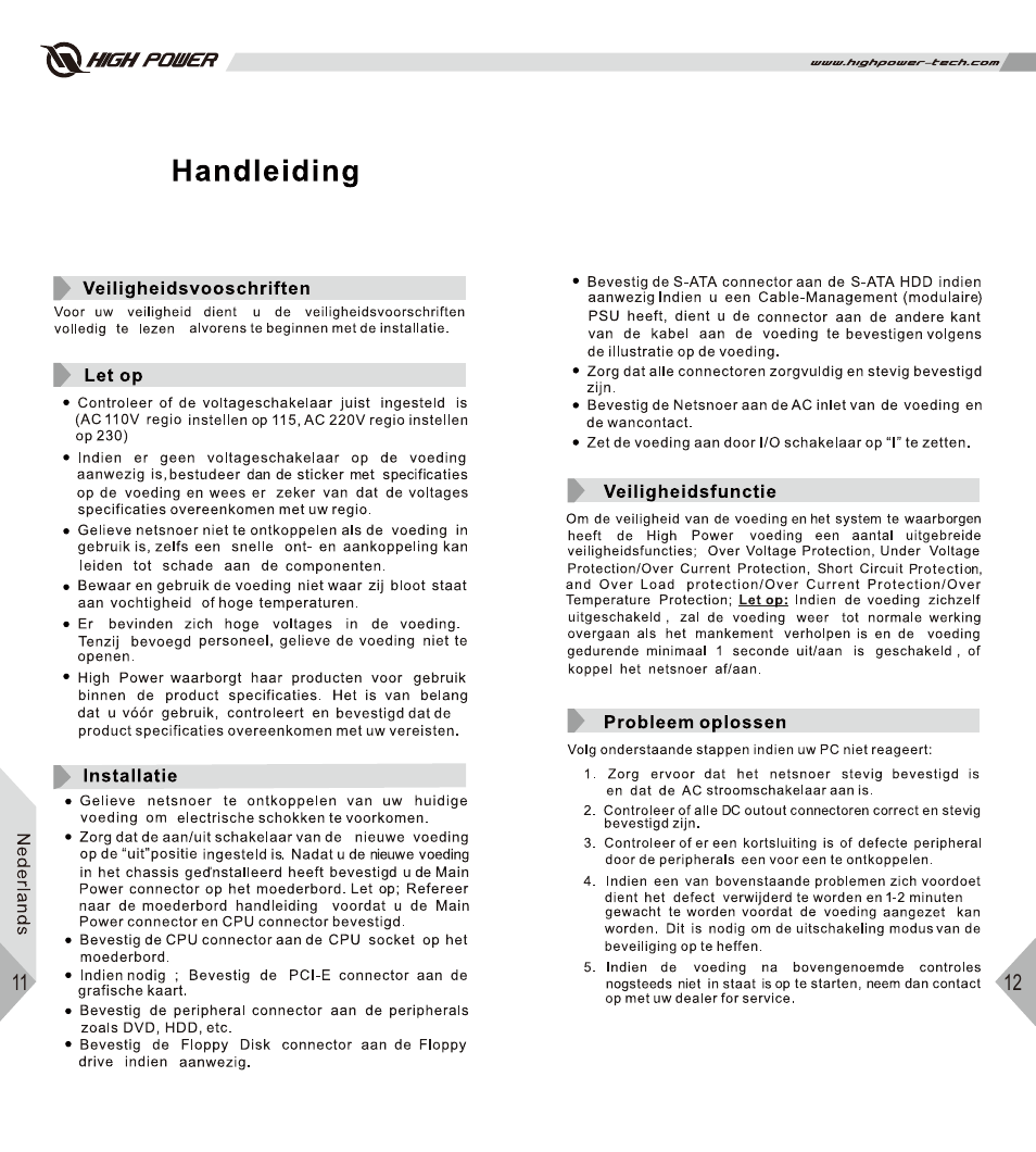 High Power Astro Series User Manual | Page 9 / 14