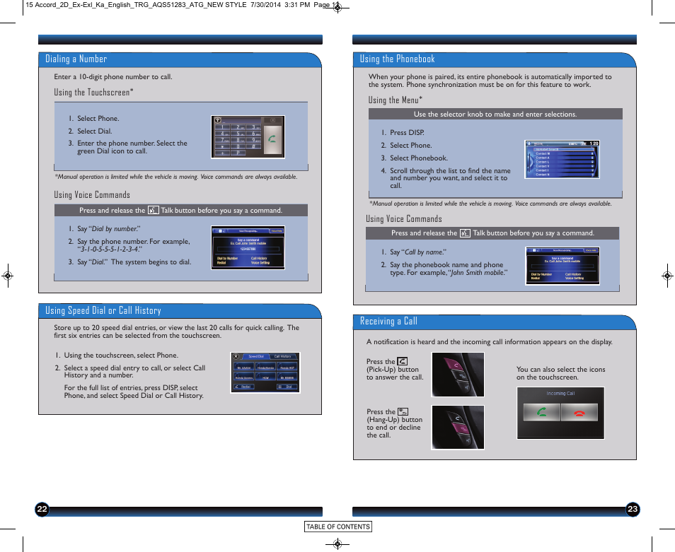 HONDA 2015 Accord Coupe (EX and EX-L) - Technology Reference Guide User Manual | Page 13 / 18