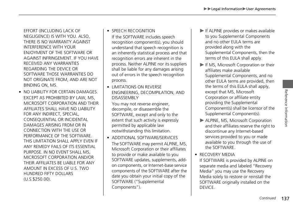 HONDA 2015 Accord - Navigation Manual User Manual | Page 138 / 152
