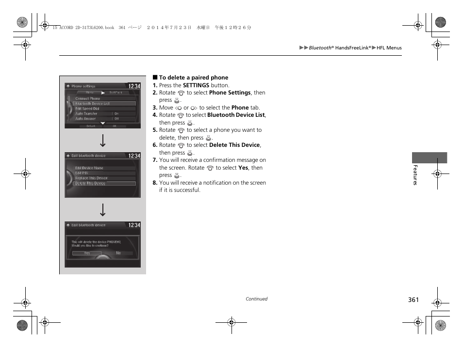 HONDA 2015 Accord Coupe - Owner's Manual User Manual | Page 362 / 557