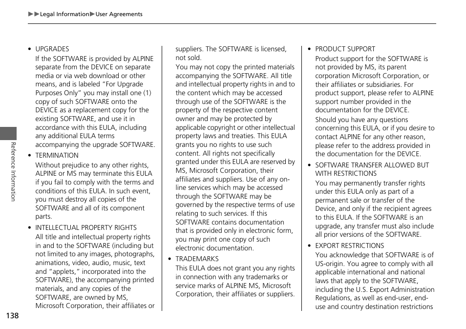 HONDA 2015 Accord Hybrid - Navigation Manual User Manual | Page 139 / 152